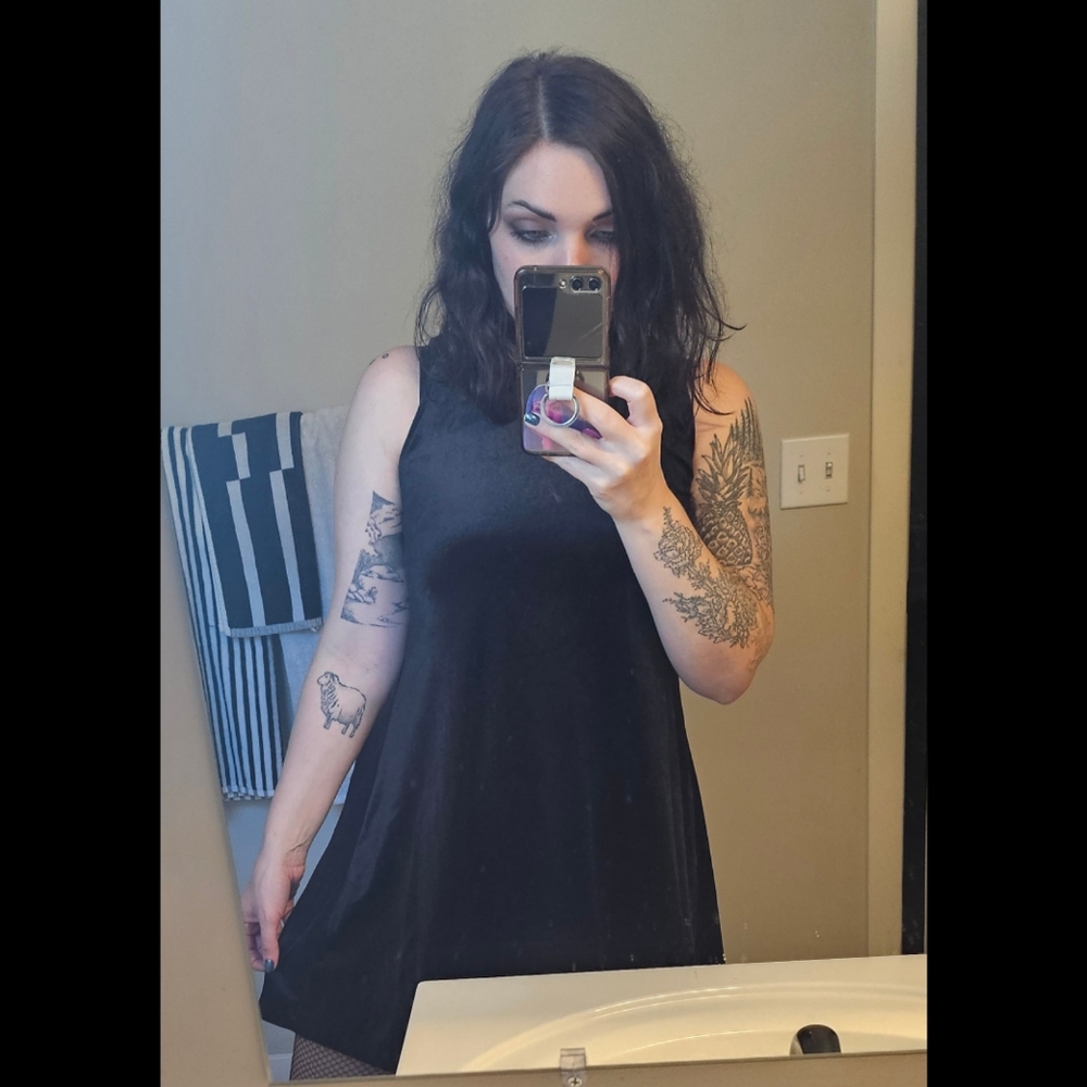 Black Velvet Dress